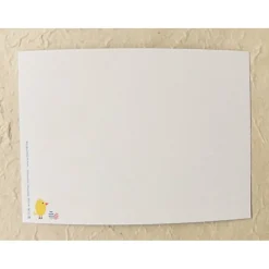 Osterkarte, bunte Schrift auf grün