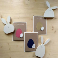 Osterkarte "Buntes Eierlei"