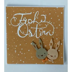 Osterkarte Klappkarte Grußkarte 