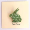 Osterkarte mit Origami Osterhase