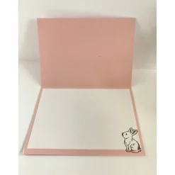 Osterkarte Ostern 3D Grusskarte Handgefertigt mit Ostereiern Rosa Töne