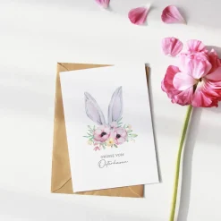 Osterkarten Set / DIN A6 Aquarell Geschenkkarten für Ostern / optional mit Umschlag