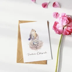 Osterkarten Set / DIN A6 Aquarell Geschenkkarten für Ostern / optional mit Umschlag