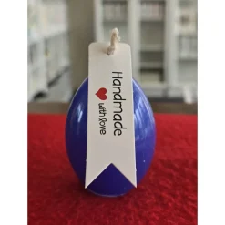 Osterkerze - Osterei - Dunkelblau oder Gelb -