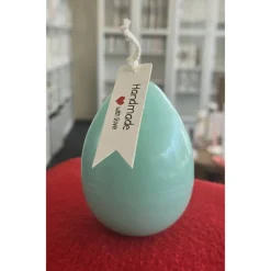 Osterkerze - Osterei - Minzgrün -