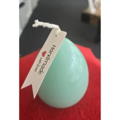 Osterkerze - Osterei - Minzgrün -