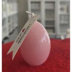 Osterkerze - Osterei in drei Größen - Rosa -