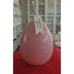 Osterkerze - Osterei in drei Größen - Rosa -