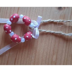 Osterkranz  Ostereier  Miniatur  1:12 Wichteltür  Fee  Ostern