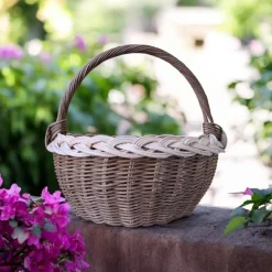 Osterkörbchen personalisiert,  Kinderkorb,  Korb mit Anhänger, Korb mit Namen