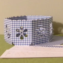 Osterkörbchen zum Ausmalen und Fertigstellen, Karo, in 10 Farben