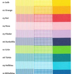 Osterkörbchen zum Ausmalen und Fertigstellen, Pünktchen, in 10 Farben
