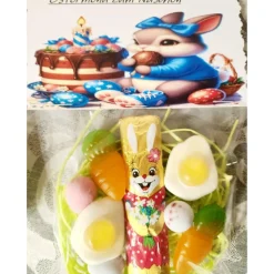 Ostermenü zum Naschen To-Go, Ostern, Frühling, Osterhase, Mitbringsel, Mitgebsel, Geschenk, Ostergeschenk, Kleinigkeit,