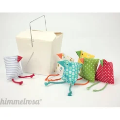 Ostern, 6 DekoHühner in Chickenbox, Osterdeko