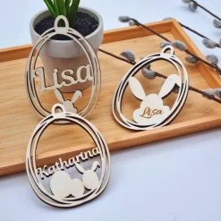 Ostern Anhänger personalisiert