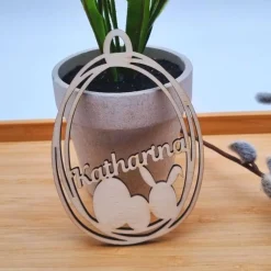 Ostern Anhänger personalisiert
