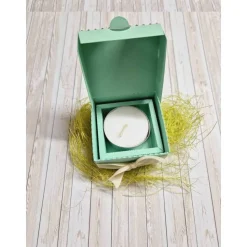Ostern Geschenkbox für Teelicht – Handgemachte Geschenkidee im österlichen Design