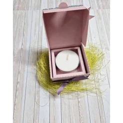 Ostern Geschenkbox für Teelicht – Handgemachte Geschenkidee im österlichen Design