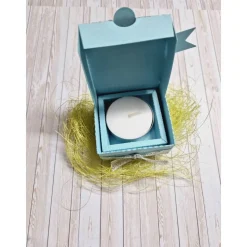 Ostern Geschenkbox für Teelicht – Handgemachte Geschenkidee im österlichen Design