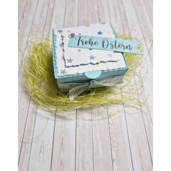 Ostern Geschenkbox für Teelicht – Handgemachte Geschenkidee im österlichen Design