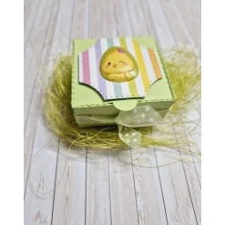 Ostern Geschenkbox für Teelicht – Handgemachte Geschenkidee im österlichen Design