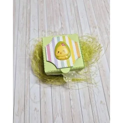 Ostern Geschenkbox für Teelicht – Handgemachte Geschenkidee im österlichen Design