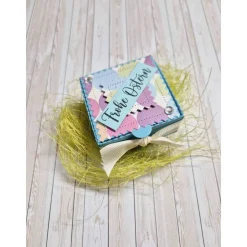 Ostern Geschenkbox für Teelicht – Handgemachte Geschenkidee im österlichen Design