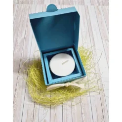 Ostern Geschenkbox für Teelicht – Handgemachte Geschenkidee im österlichen Design