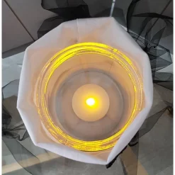 Ostern Lichtbeutel Tischdeko 1 Lichtbeutel Vasenhuse GESTICKT Mädchen oder Junge mein Hasi Leinen  Spitze.