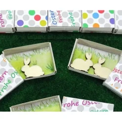 Ostern mini Schachtel Hase Deko Geschenkschachtel Holzhase frohe Ostern happy easter handmade by BuntMixxDESIGN