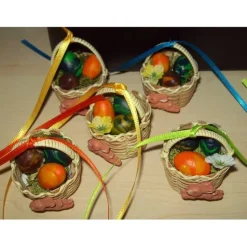 Ostern Osterkorb – Handgemachtes Geldgeschenk Hase, Osterdeko für Osterstrauß & Ostereier im Korb