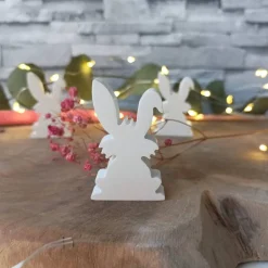 Ostern Schriftzug – Handgefertigte Deko Buchstaben mit Hasenmotiv für frühlingshafte Osterdeko