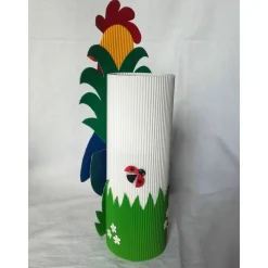 Osternest Hahn mit Geschenkbox als Osterkörbchen oder Frühlingsdeko, originelles, Osternest, Tischdeko, Osterhase