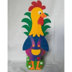 Osternest Hahn mit Geschenkbox als Osterkörbchen oder Frühlingsdeko, originelles, Osternest, Tischdeko, Osterhase