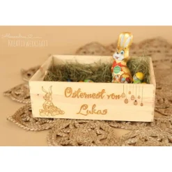 Osternest, Osterkiste, Osterdekoration, Ostergeschenk, Geschenk Ostern, Kiste zu Ostern