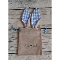 Ostersäckchen ~ Osterhasenbeutel ~ Jute Deko Beutel ~ Hasenbeutel ~ Ostern