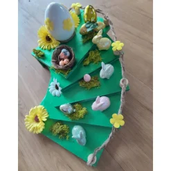 Ostertischdeko Ostertreppe Deko Handmade 30x25x25cm