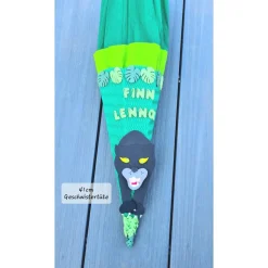Panther Schultüte Zuckertüte als DIY Set oder in handarbeit hergestellt-personalisiert, individuell