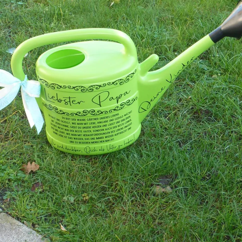 Papa Geburtstagsgeschenk Vatertag Geschenk, personalisiertes Männergeschenk,10L Gießkanne mit Namen