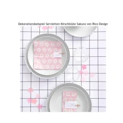 Papierservietten Kirschblüte rosa
