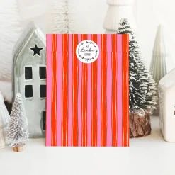 Papiertüten Set *Christmas Joy* / Motiv 3 / Flachbeutel in verschiedenen Größen für Advent und Weihnachten