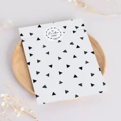 Papiertüten Set *Ink Brush* / Flachbeutel in verschiedenen Größen als Geschenkverpackung für jeden Anlass