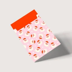 Papiertüten Set *Santa is coming* / Motiv 1 / Flachbeutel in versch. Größen für Advent und Weihnachten