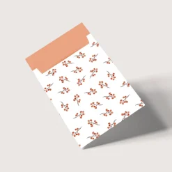 Papiertüten Set *Winter Greenery* / Motiv 2 / Flachbeutel in verschiedenen Größen für Advent und Weihnachten