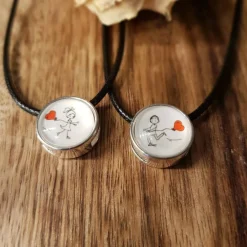 Partnerschmuck Anhänger und Kette Pärchen zum Valentinstag