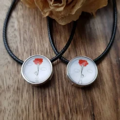 Partnerschmuck Anhänger und Kette Pärchen zum Valentinstag