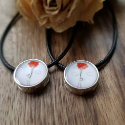 Partnerschmuck Anhänger und Kette Pärchen zum Valentinstag