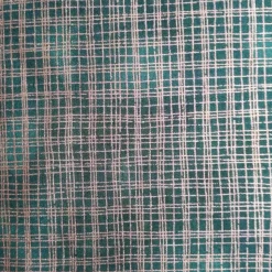 Patchworkstoff  - grüner Stoff mit Goldgitter Hoffman Fabrics