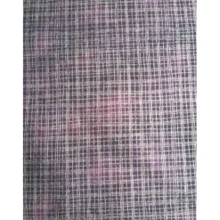 Patchworkstoff  - Rot - brauner Stoff mit Goldgitter Hoffman Fabrics