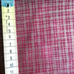 Patchworkstoff  - Roter Stoff mit Goldgitter Hoffman Fabrics
